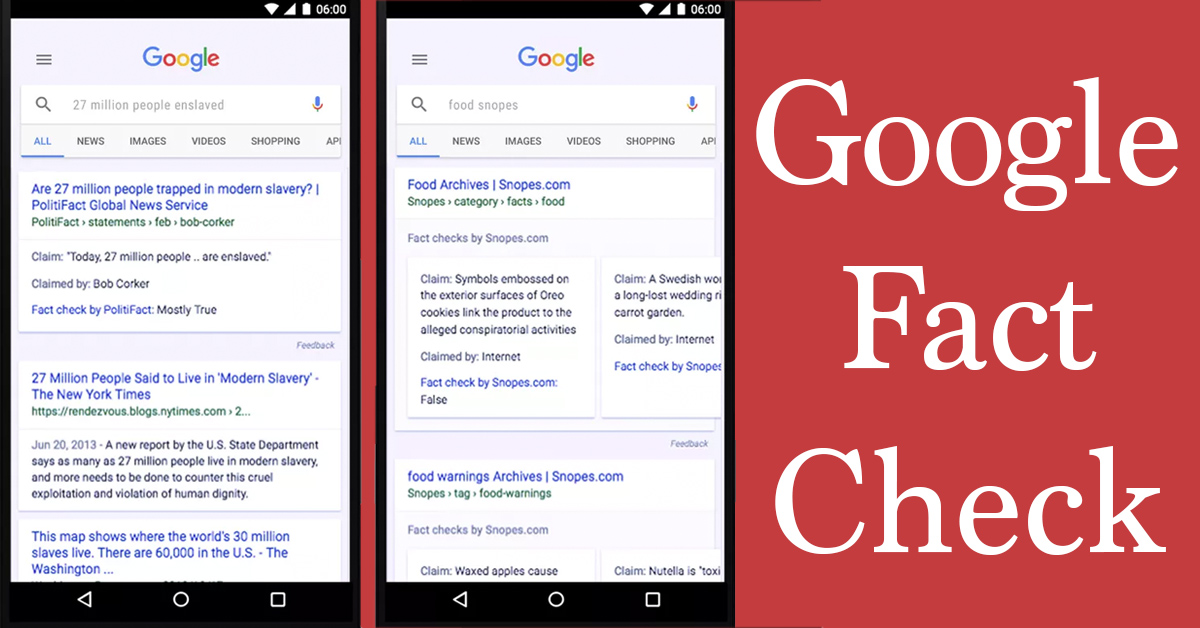 Google Fact Check Tackles Fake News
