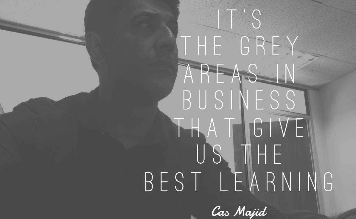 Qasim Majid On Greya Areas in Business