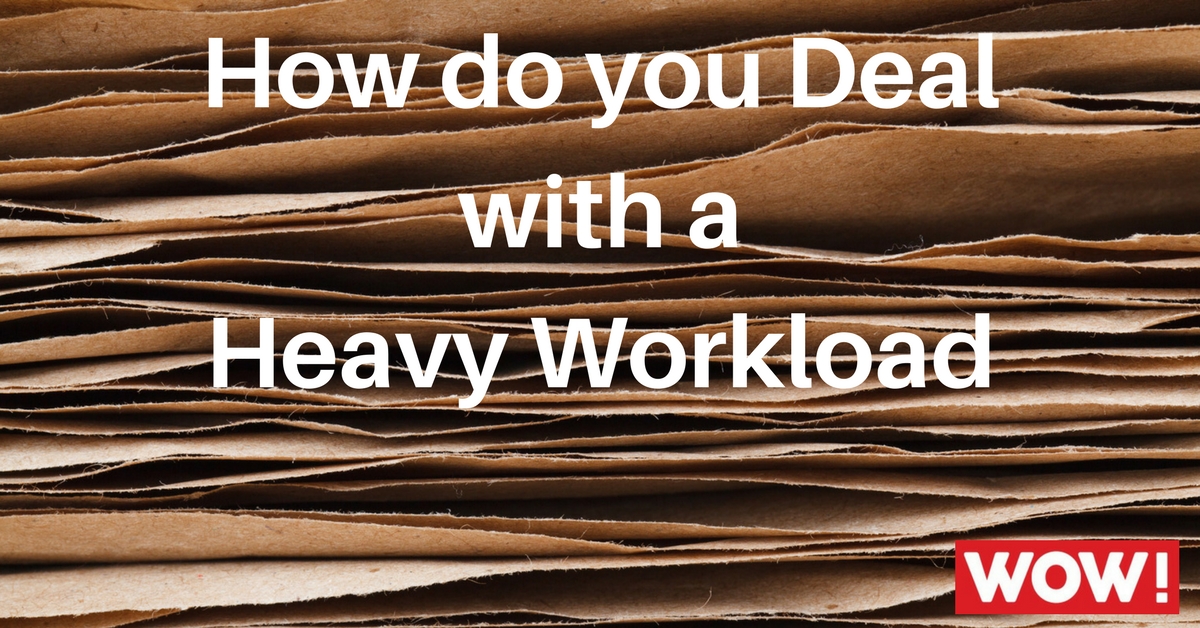 Brown paper stacked up high with the wow zone logo